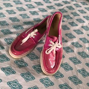 Pink Sparkly Dexter slip-on shoes
